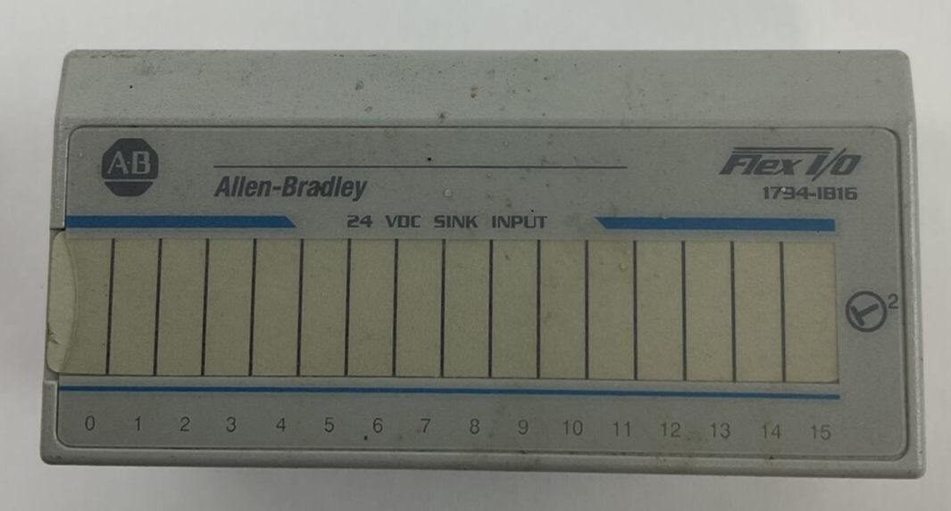 ALLEN BRADLEY 1794-IB16 SINK INPUT 24VDC SER.A REV. B02 F/W REV.BLANK***LOTOF9**
