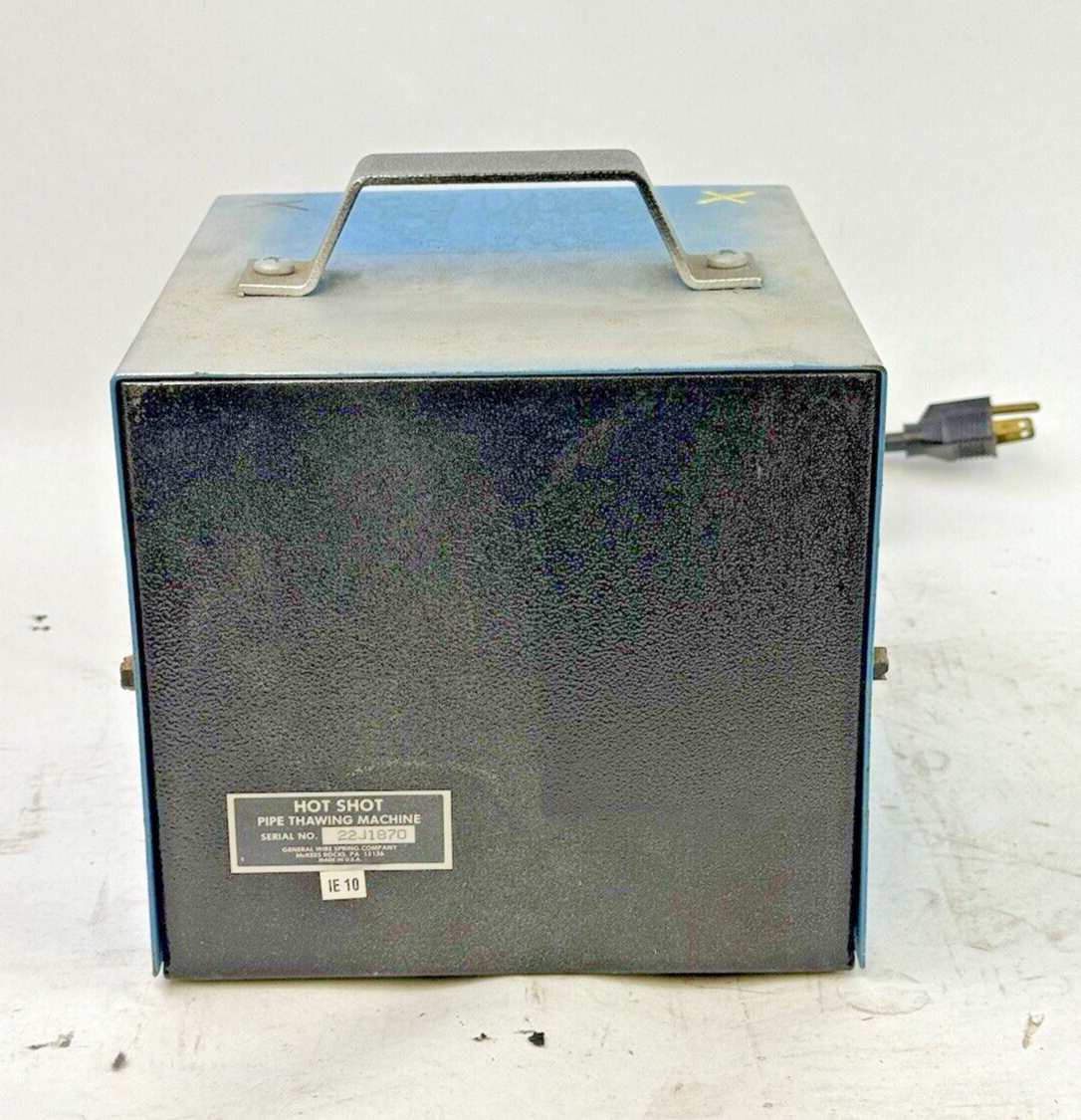 GENERAL WIRE SPRING CO - GENERAL'S HOT SHOT MODEL 350 -PIPE THAWING MACHINE ONLY