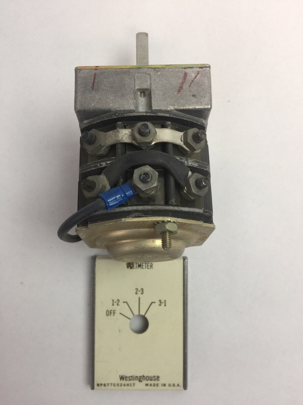 WESTINGHOUSE 505A702G04 TYPE W2 SWITCH 600V 20A ROTARY SWITCH NO HANDLE
