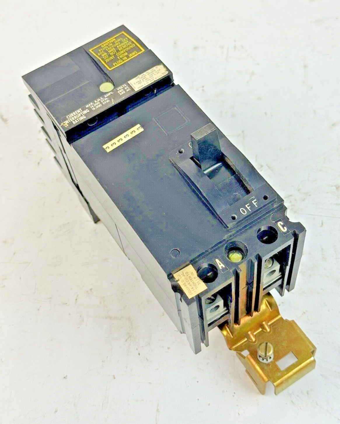 SQUARE D - FA24020AC - I-LINE MOLDED CIRCUIT BREAKER - 20 AMP/2 POLE/480 VAC