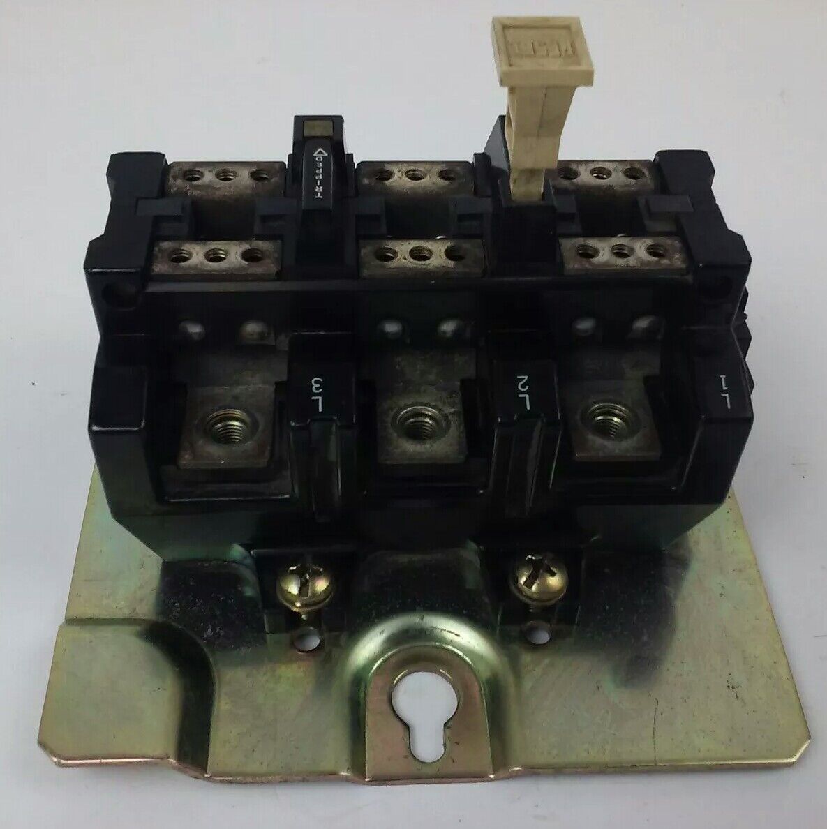 ALLEN BRADELY 592-DOV16 SERIES A OVERLOAD RELAY MISSING SCREWS, BOLTS AND TEST