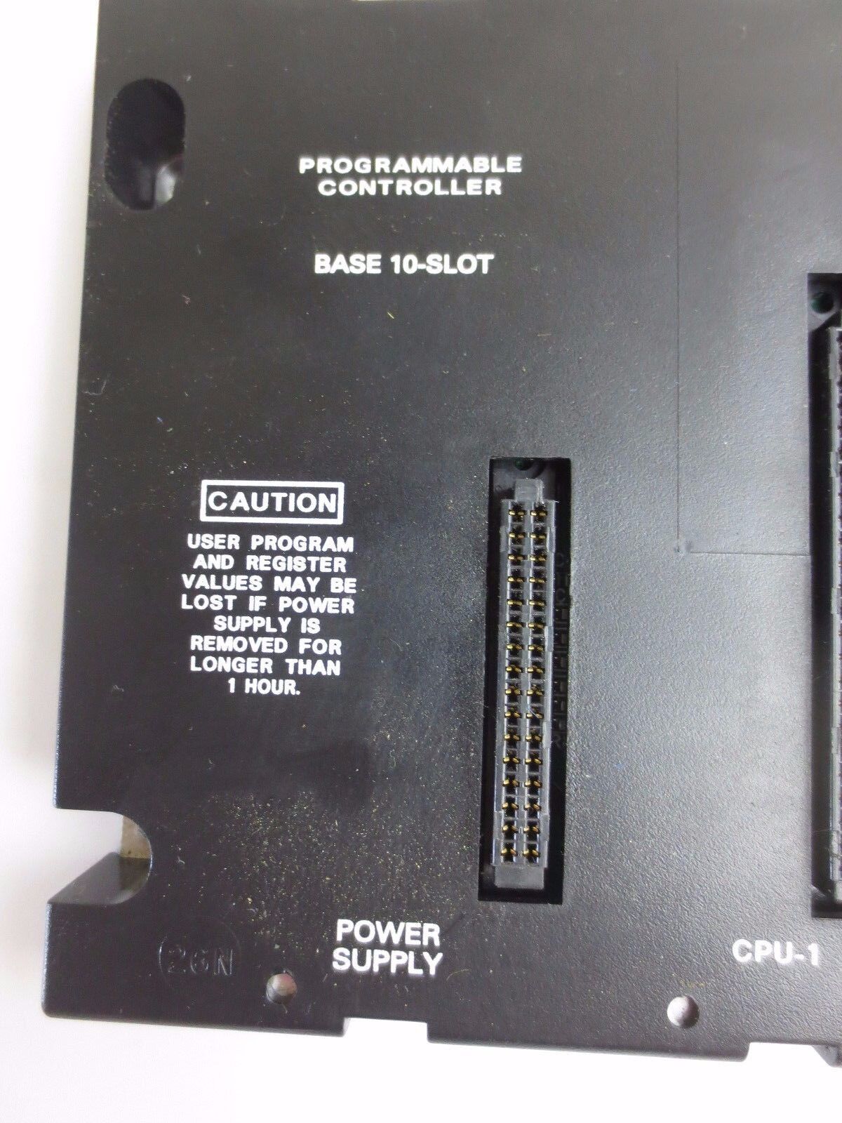 GE FANUC IC693CHS391L BASE 10-SLOT for PROGRAMMABLE CONTROLLER