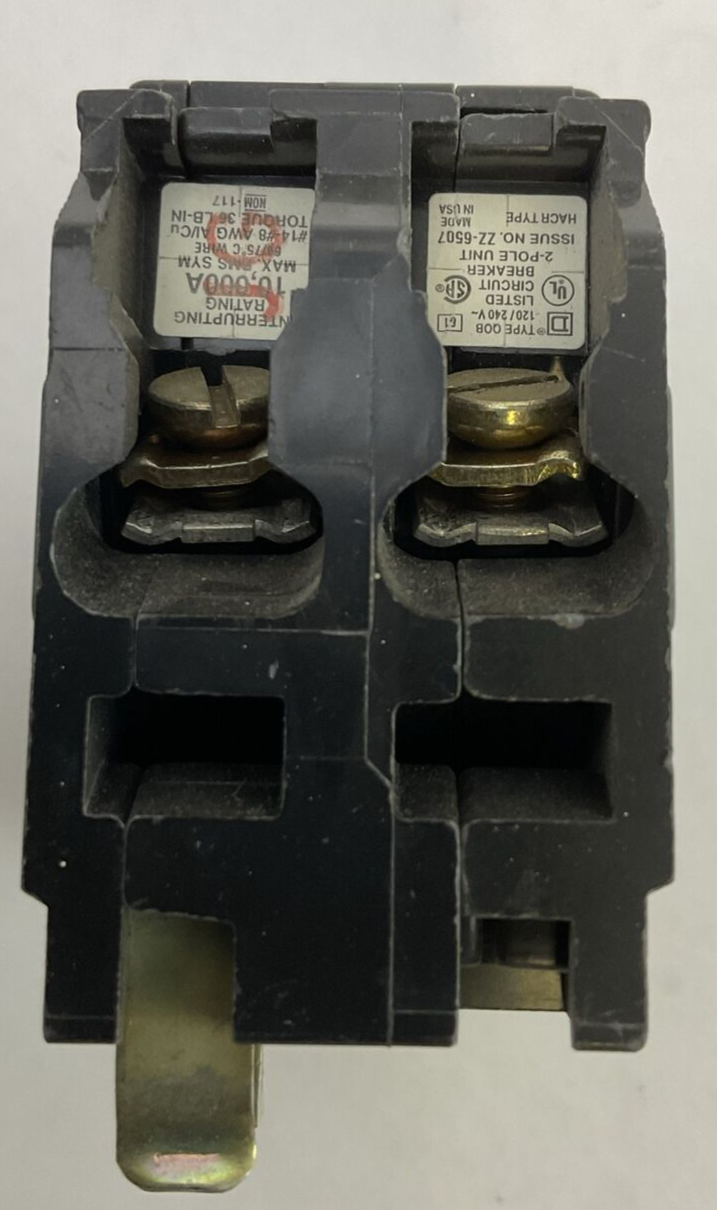 SQUARE D QOB220 20AMP 120/240VAC 2POLE