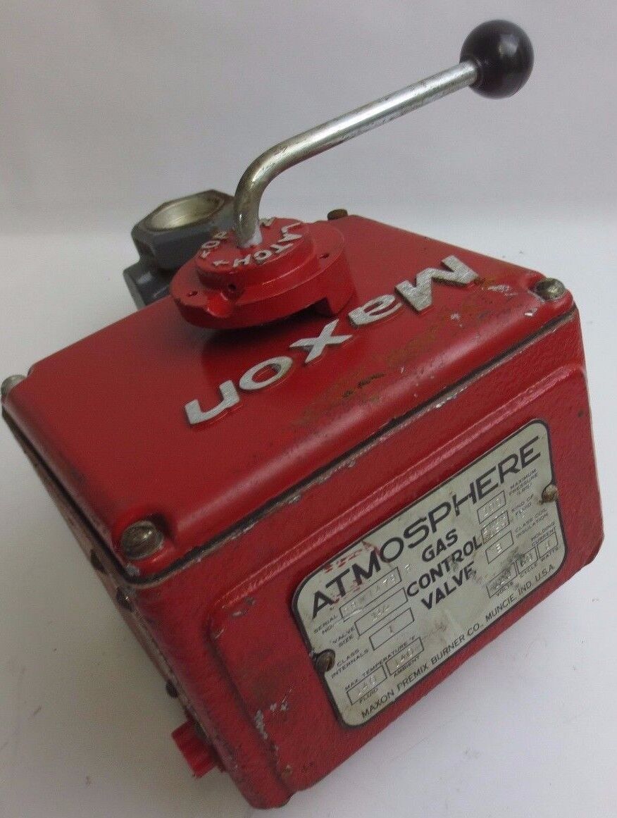 MAXON ATMOSPHERE GAS CONTROL VALVE - 1-1/4" 100psi, for ENDOTHERMIC FLUID 120V