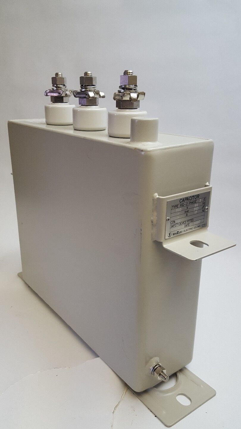 Shizuki Electric RG-2 3-Phase Capacitor 600 V 60 Hz