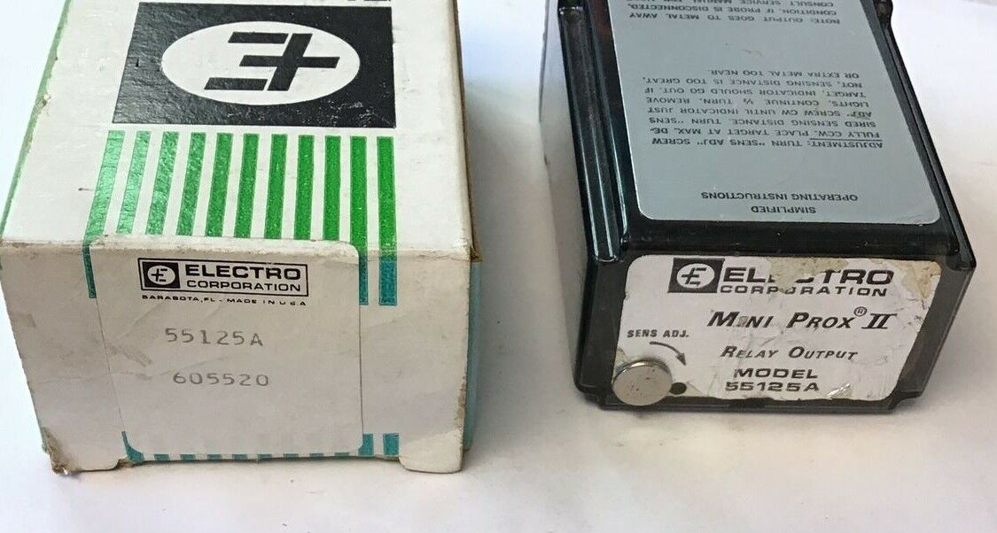 ELECTRO CORP. 55125A MINI PORX II RELAY OUTPUT 115VAC 50/60HZ 5W 24VDC