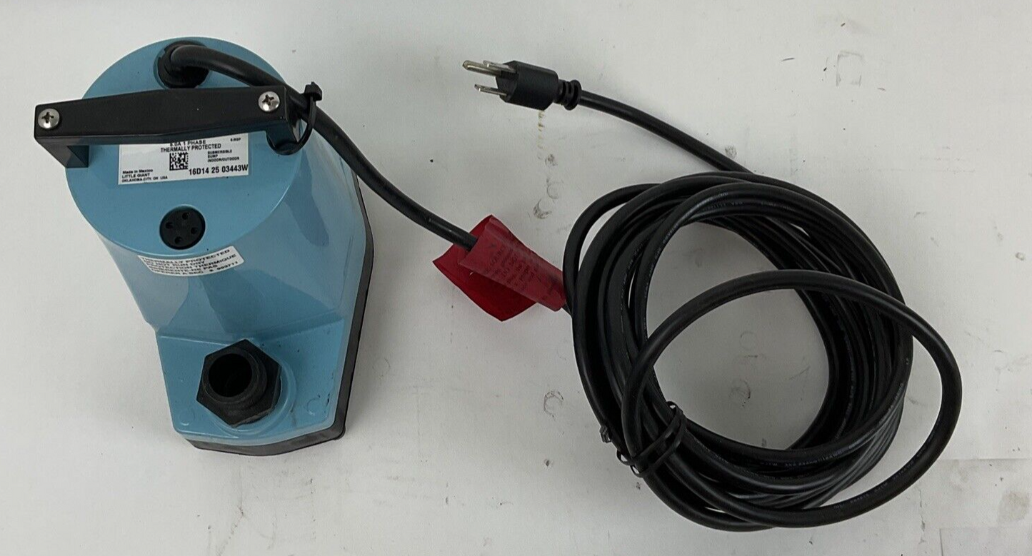 LITTLE GIANT 505176 SUBMERSIBLE PUMP 5-MSP 115VAC 60HZ 5.0A 1PH INDOOR/OUTDOOR