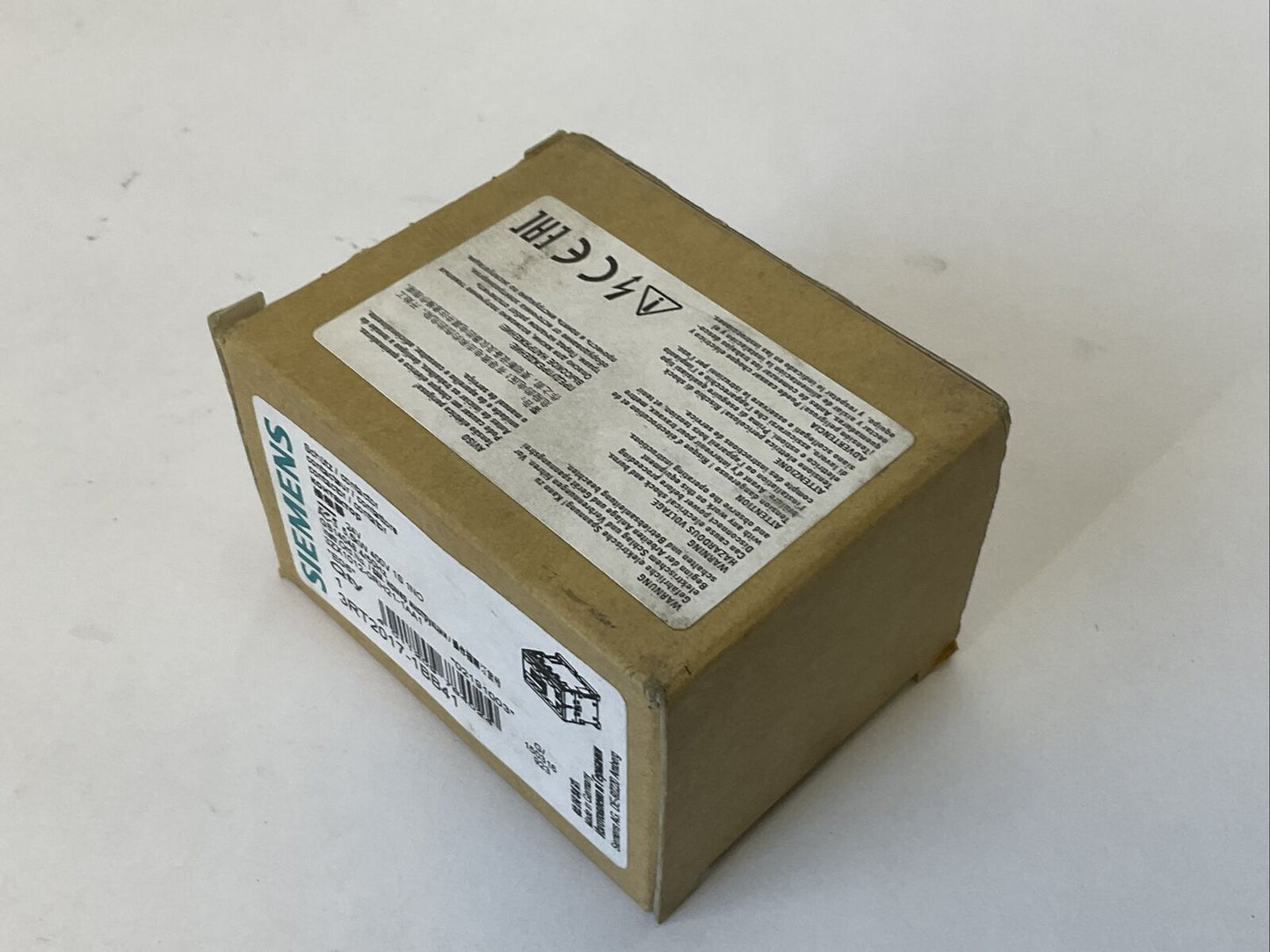 SIEMENS 3RT2017-1BB41 CONTACTOR COIL 24VDC