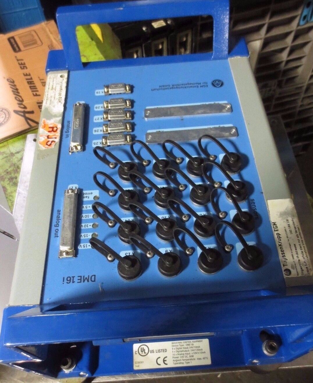 THYSSEN KRUPP DME16i-16-G2K DIGITAL REMOTE I/O CONTROLLER