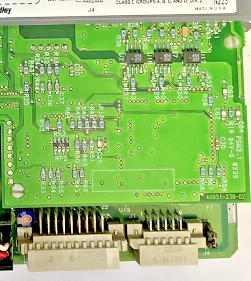 ALLEN BRADLEY 1747-L542 SER.C PREC.REV.7 PROCESSOR UNIT SER.D 24VDC*NOCOVERDOOR*