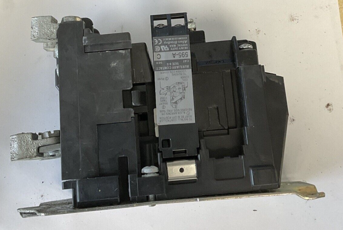 ALLEN BRADLEY 500-COD930 CONTRACTOR NEMA SIZE 2 SER.B 600VAC 25HP 45A