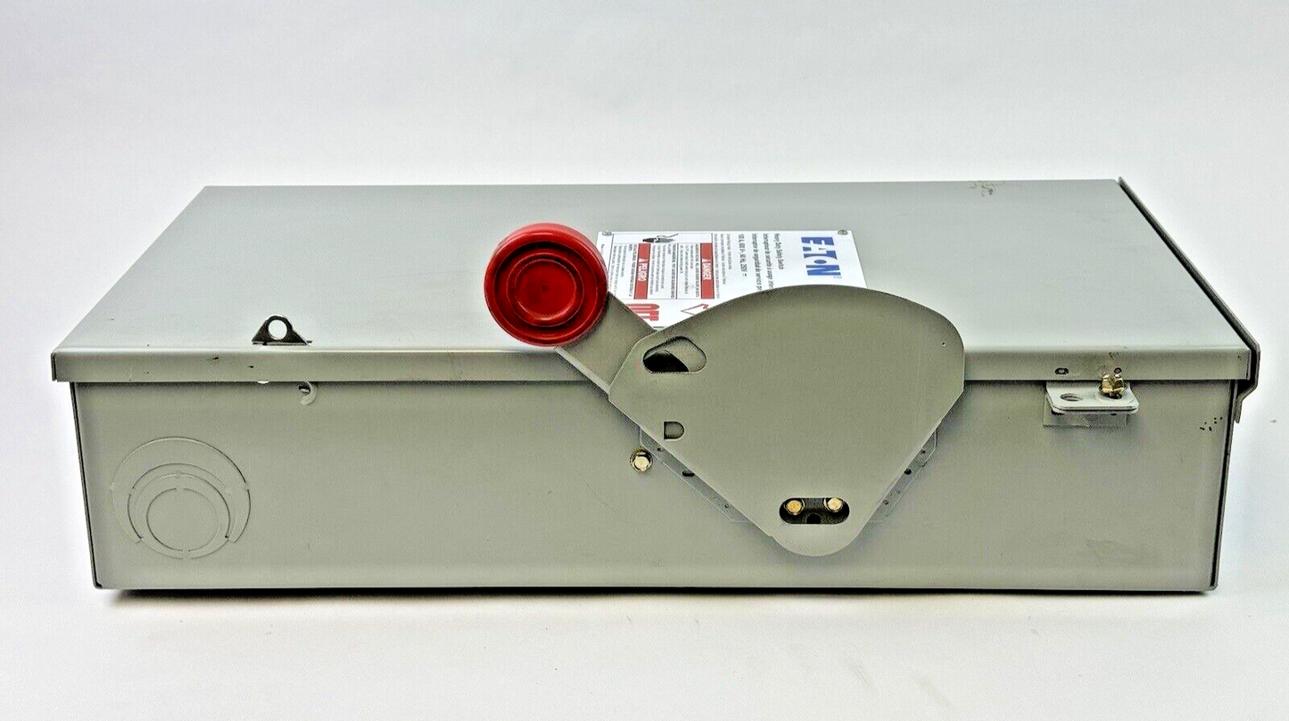 EATON - DH363NRK - RAINPROOF FUSIBLE SAFETY SWITCH - 100A/600VAC/3 POLE/TYPE 3R