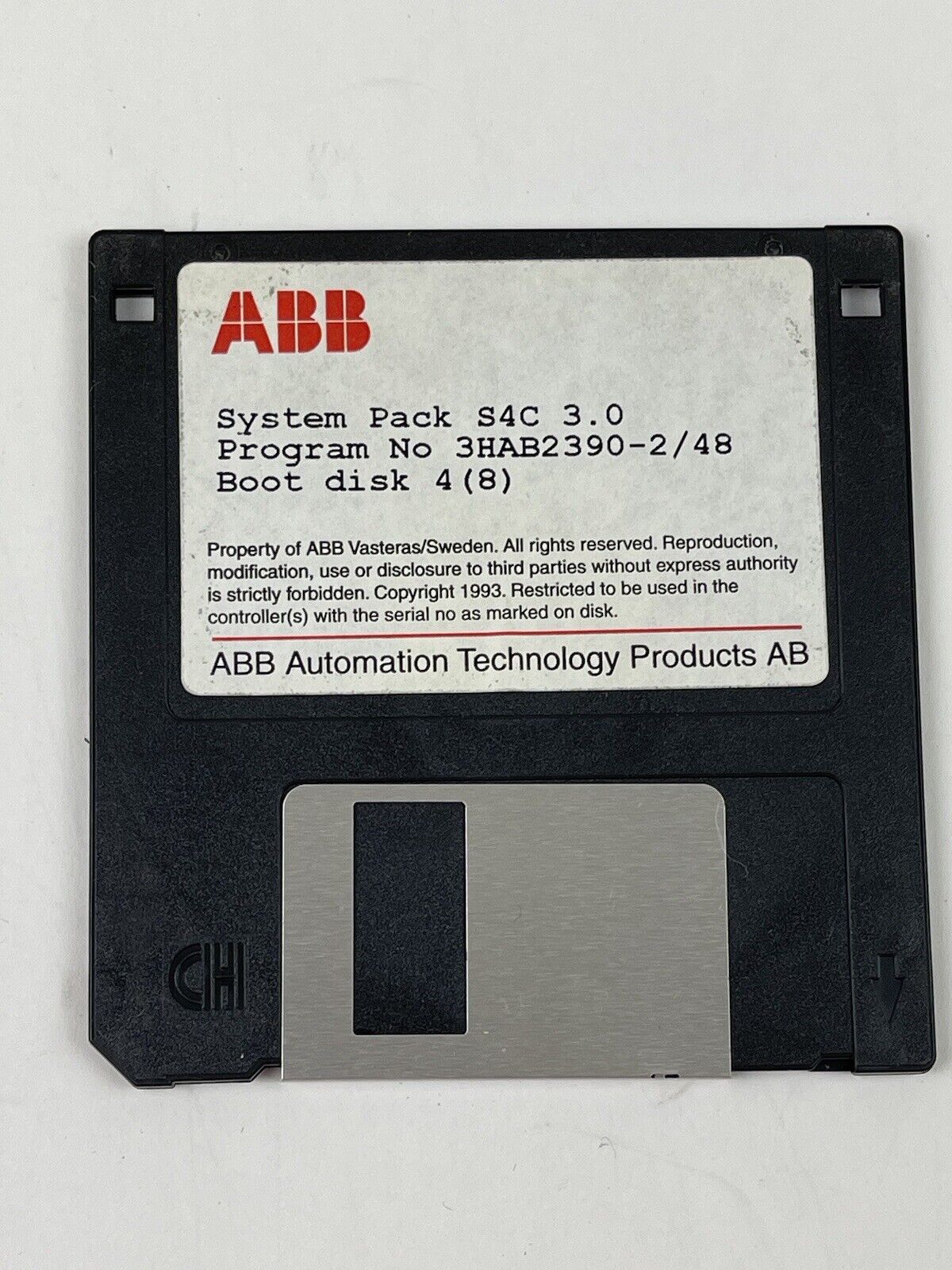 ABB ROBOTICS - 64A-01643 - RobotWare - 4 DISKS - SYSTEM PACK S4C 3.0 - SEE DESC.