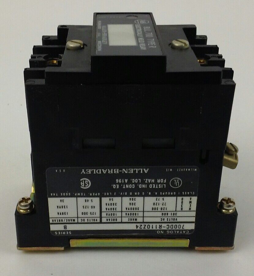ALLEN BRADLEY, 700DC-R110Z24 SER.B, 2P, 1N.O.-1N.C., TYPE R DC RELAY, 24V DC,NEW