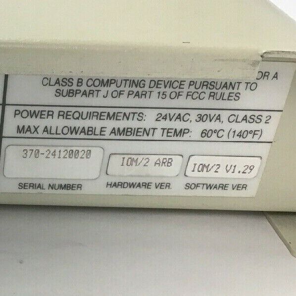 NOVAR IOM/2 ARB LOGIC ONE V1.29 INPUT/OUTPUT MODULE