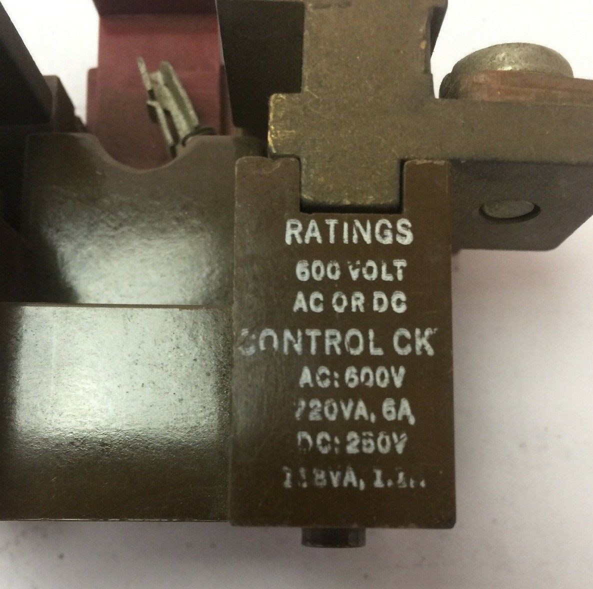 SQUARE D 9065 UO-1 OVERLOAD RELAY 600V AC OR DC SERIES A