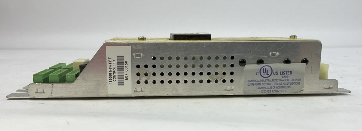 STANLEY 185000 CONTROLLER 12VAC 15VDC MC521 SOFTWARE 713958 REV L VERSION 6.09