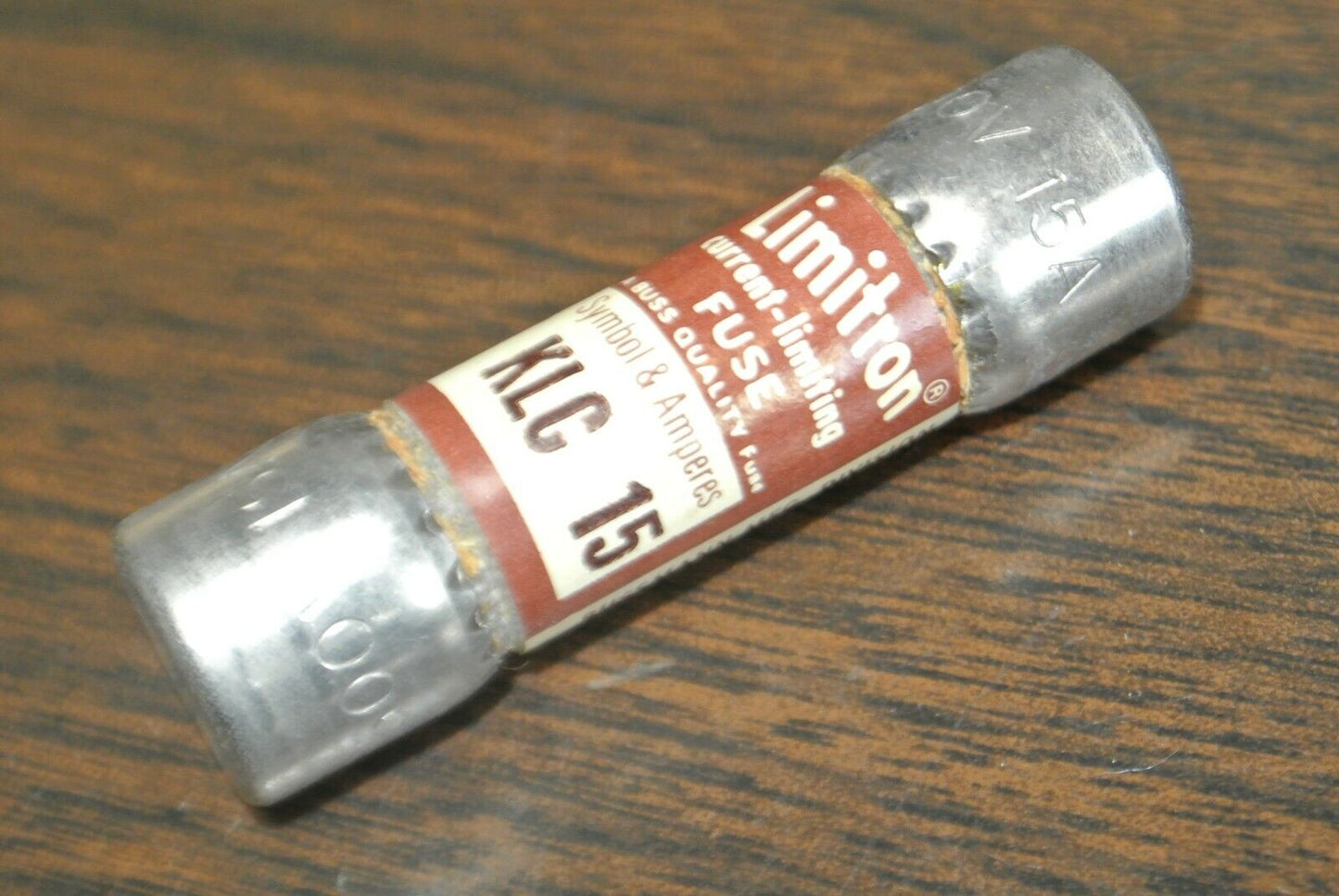 BOX of 10 / BUSSMANN KLC15 LIMITRON FUSE / 15A / 500V / NEW SURPLUS