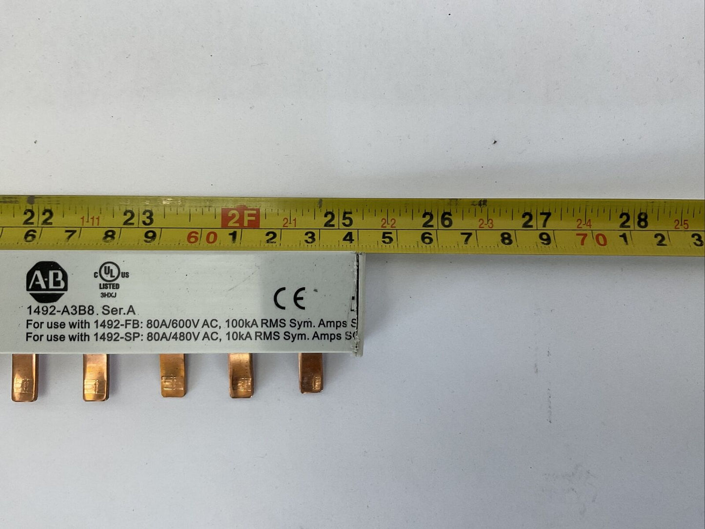 ALLEN BRADLEY 1492-A3B8 BUS BAR SER A