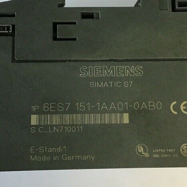 SIEMENS 6ES7 151-1AA01-0AB0 INTERFACE MODULE SIMATIC S7