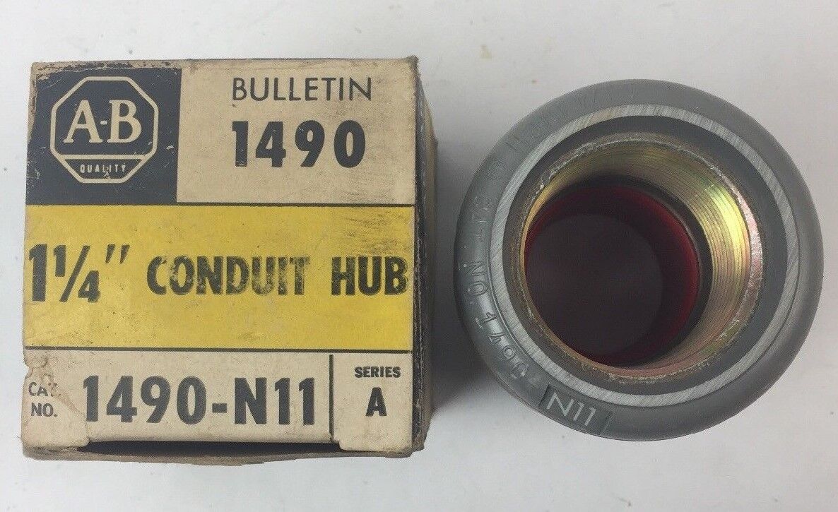 ALLEN BRADLEY 1490-N11 1 1/4" CONDUIT HUB SERIES A