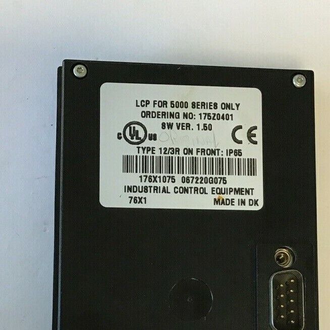 DANFOSS 176X1075 LOGIC CONTROL PANEL KEYPAD OPERATOR 5000 SER. ONLY LCP
