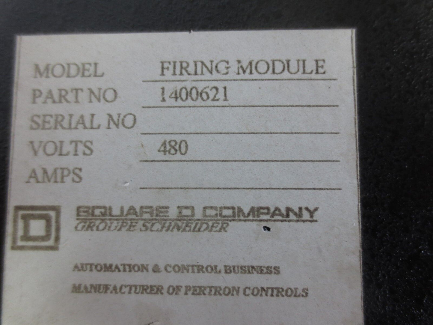 SQUARE D 1400581-904 / 1400621 PERTRON WELDING POWER SUPPLY 1800VAC, 1300A@50%
