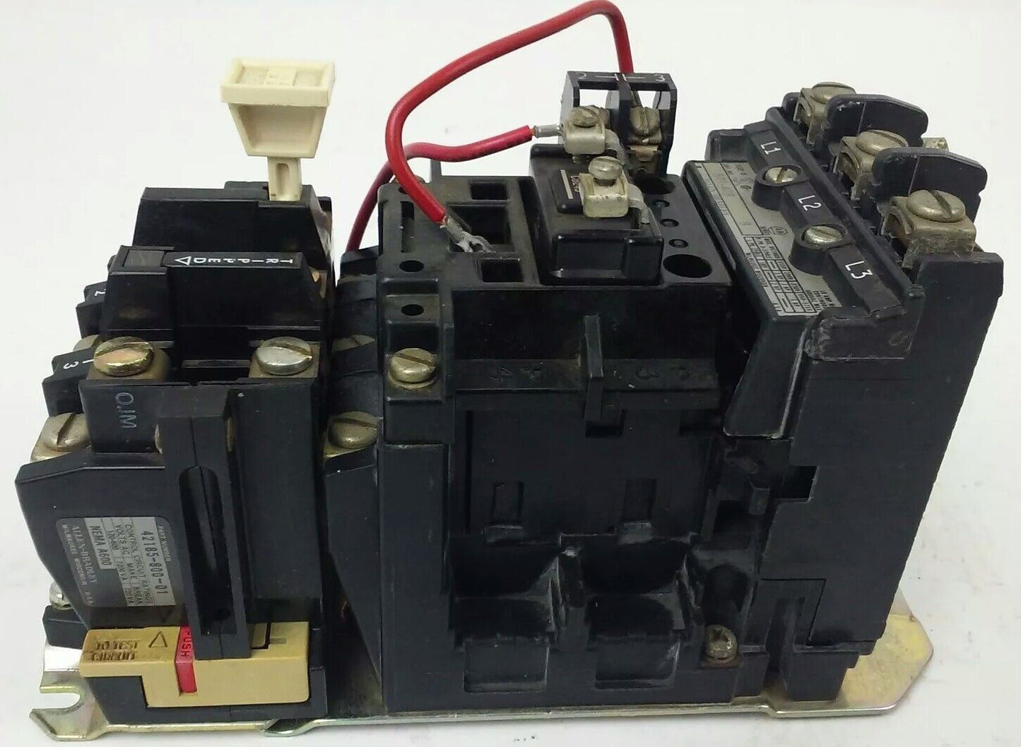 ALLEN BRADLEY 509-AOB, SER. B, STARTER, 200-208V COIL CONTACTS PERFECT CONDITION