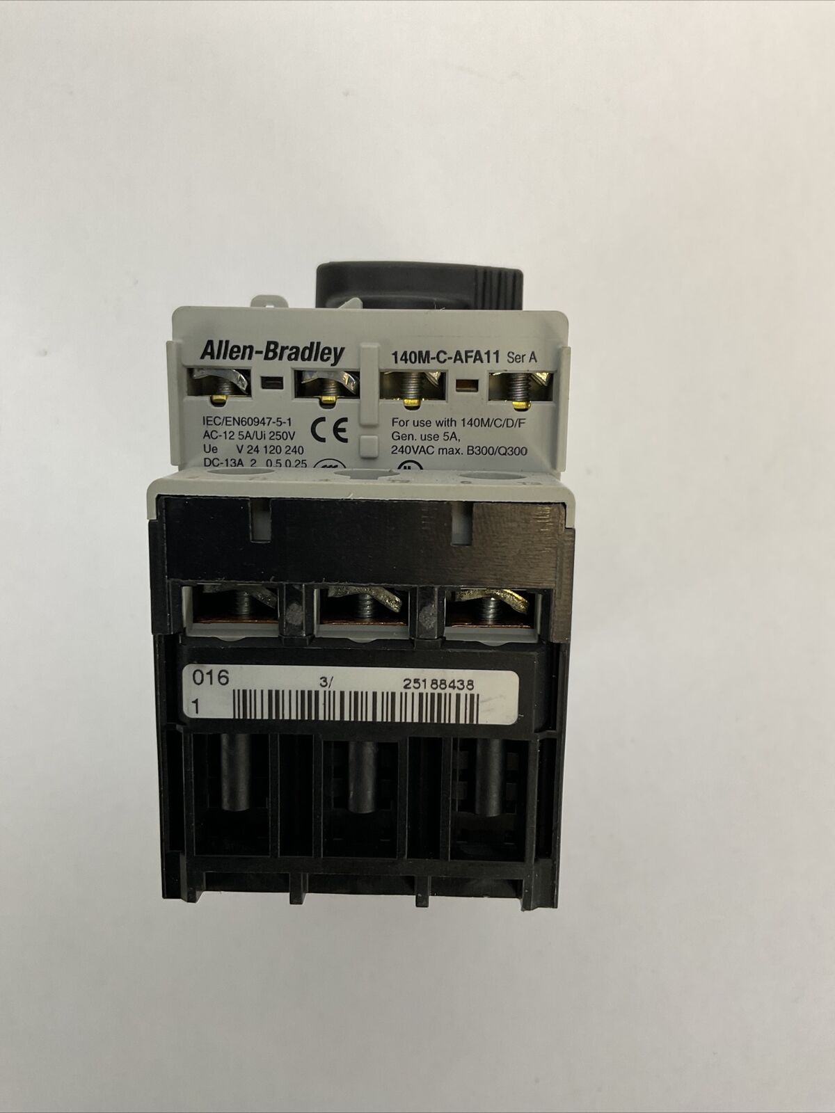 ALLEN BRADLEY 140M-C2E-B40 SER C MOTOR PROTECTOR CIRCUIT BREAKER 2.5-4.0A 140M-C
