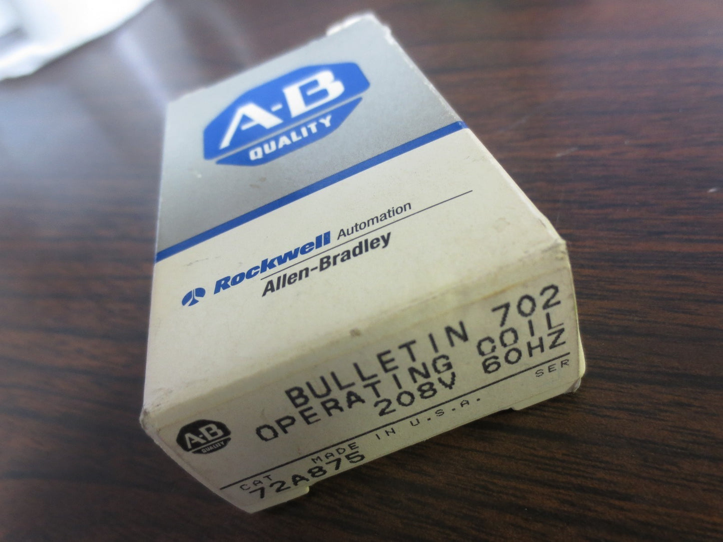ALLEN-BRADLEY 72A875 OPERATING COIL 208V, 60Hz - NEW SURPLUS
