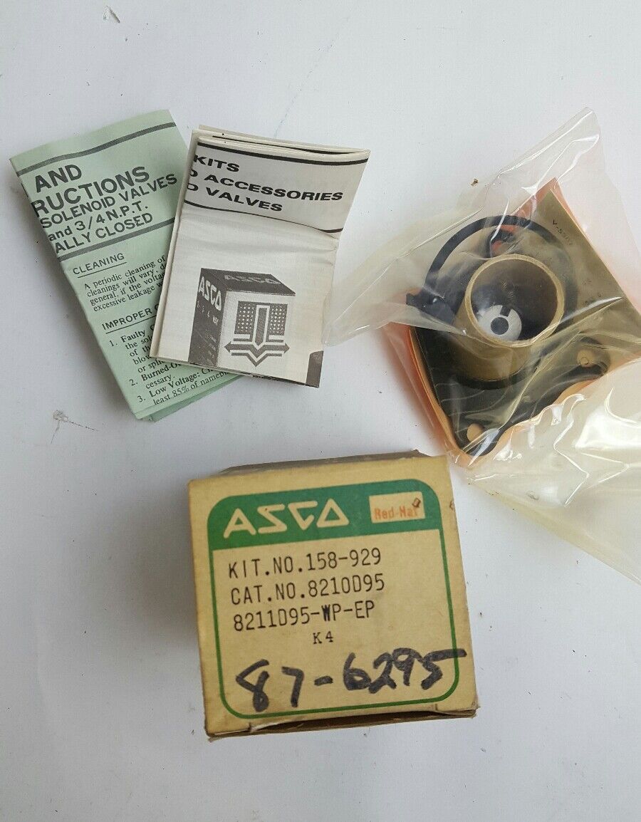 Asco 158-929 Valve 8211D95 Solenoid Valve Repair Kit