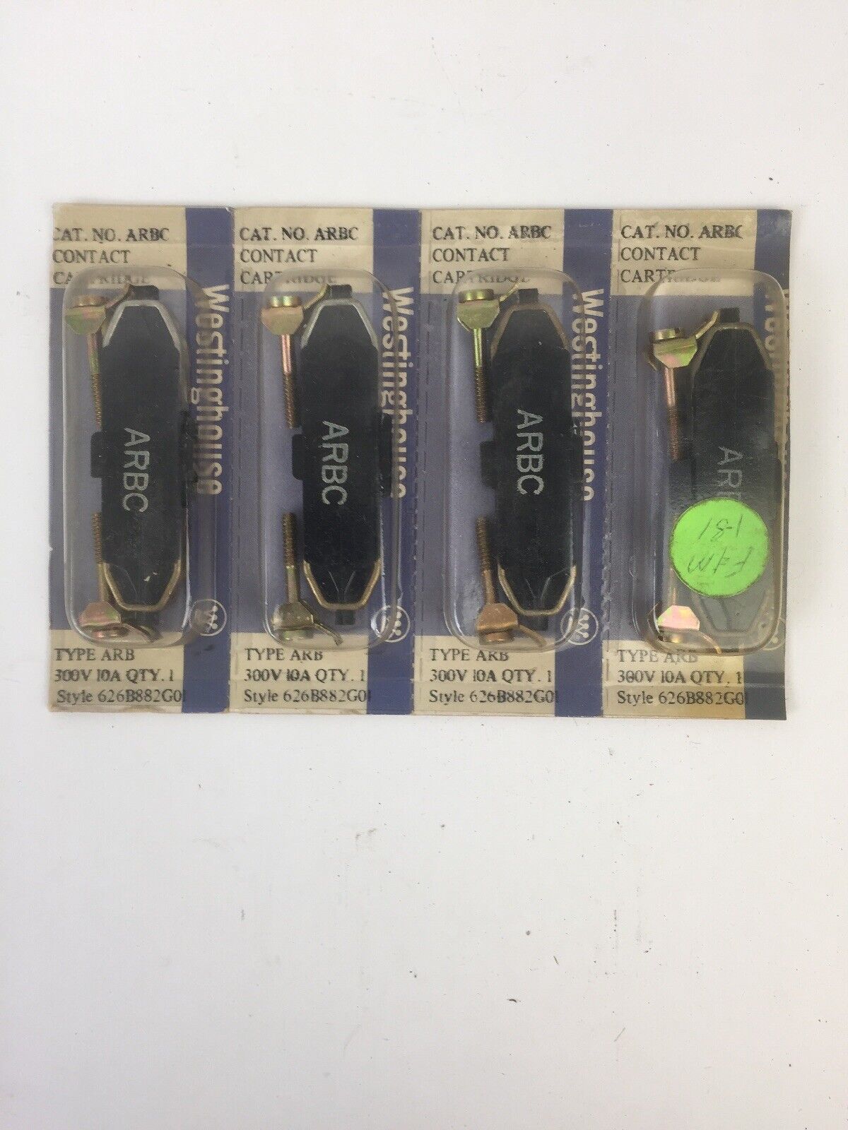 WESTINGHOUSE ARBC CONTACT CARTRIDGE TYPE ARB 300V 10A
