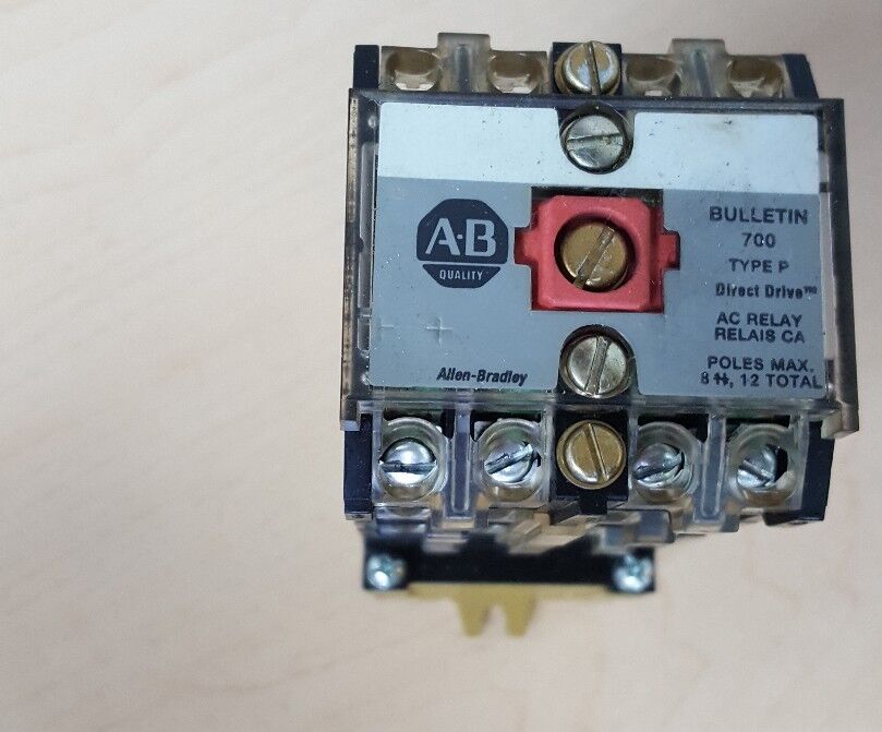 ALLEN BRADLEY 700-P1200A1 SER D AC RELAY 115-120V COIL