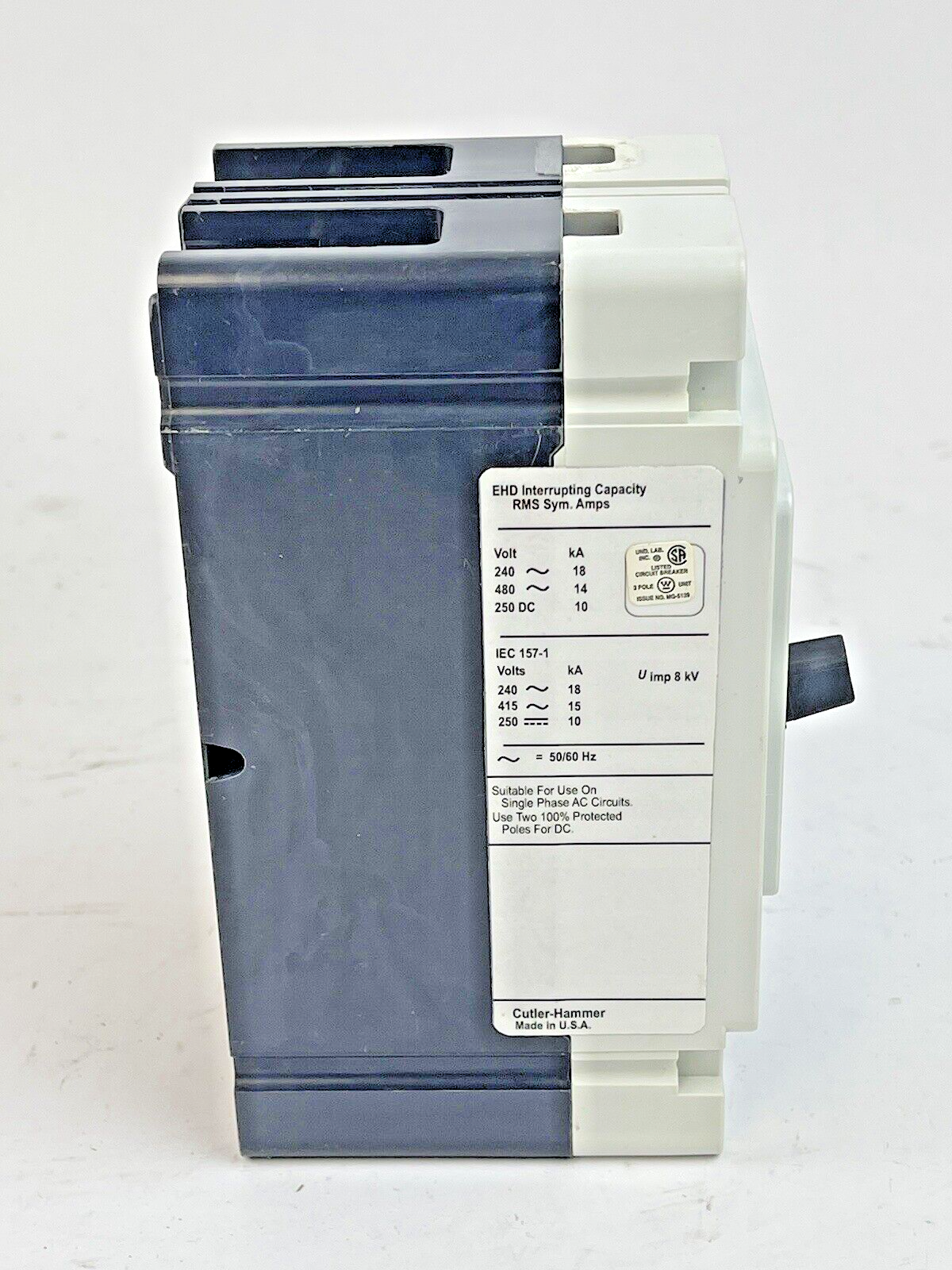 CUTLER-HAMMER - EHD2020 - CIRCUIT BREAKER - 20A, 2POLE, 480VAC
