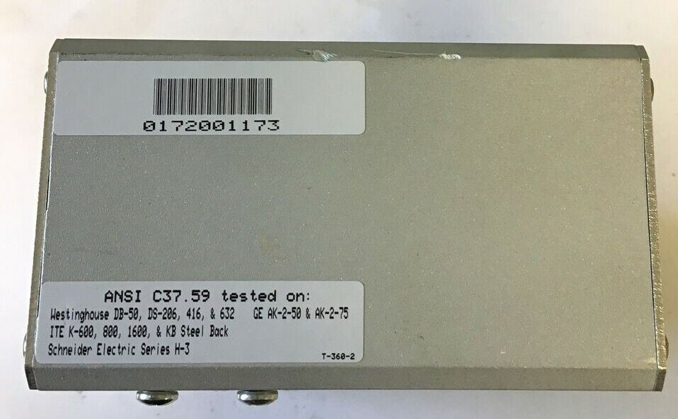 UTILITY RELAY CO. AC-PRO B-521H-P2 AC TRIP UNIT 60HZ24VAC URC