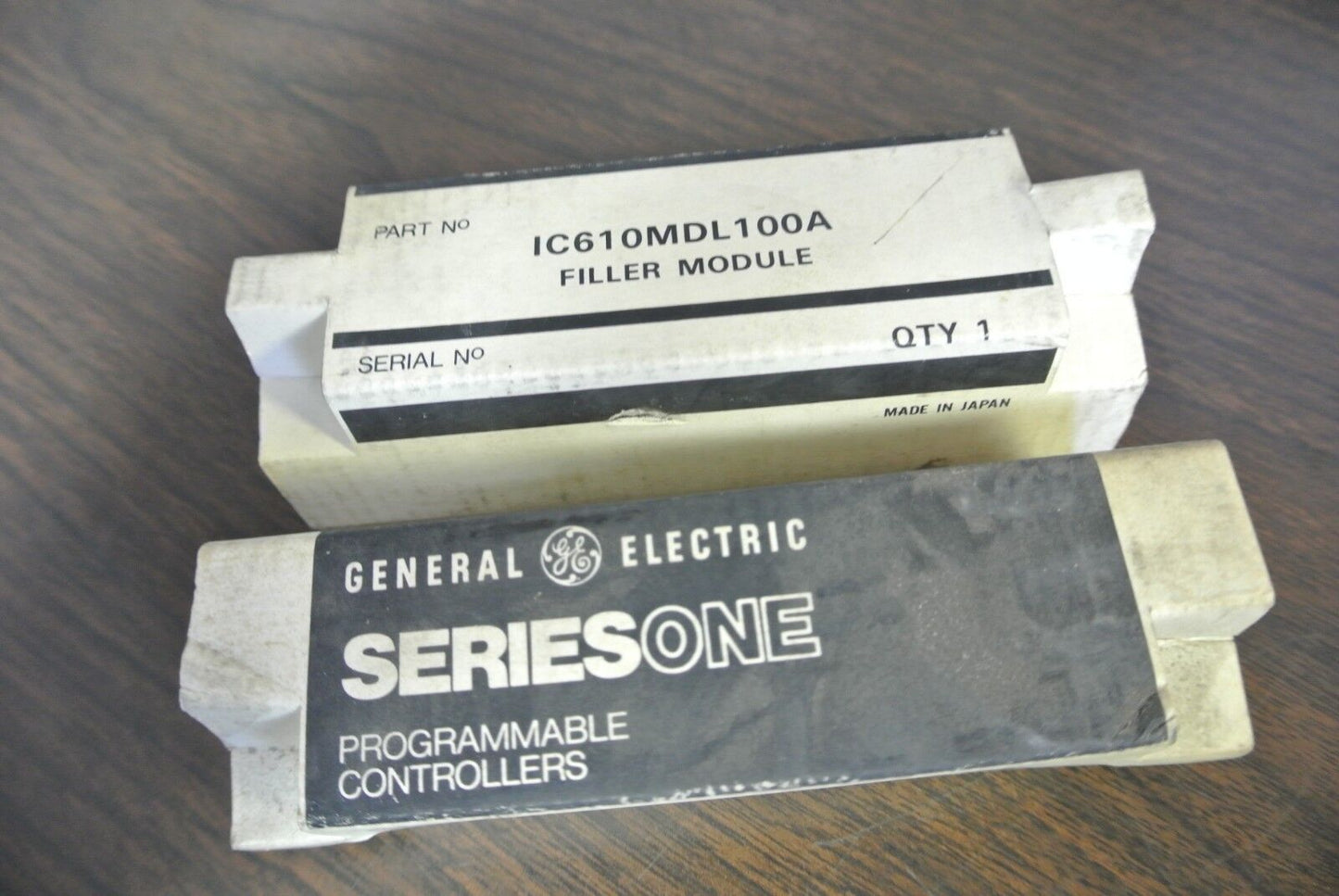 GENERAL ELECTRIC IC610MDL100A FILLER MODULE for PROGRAMMABLE CONTROLLER LOT of 2