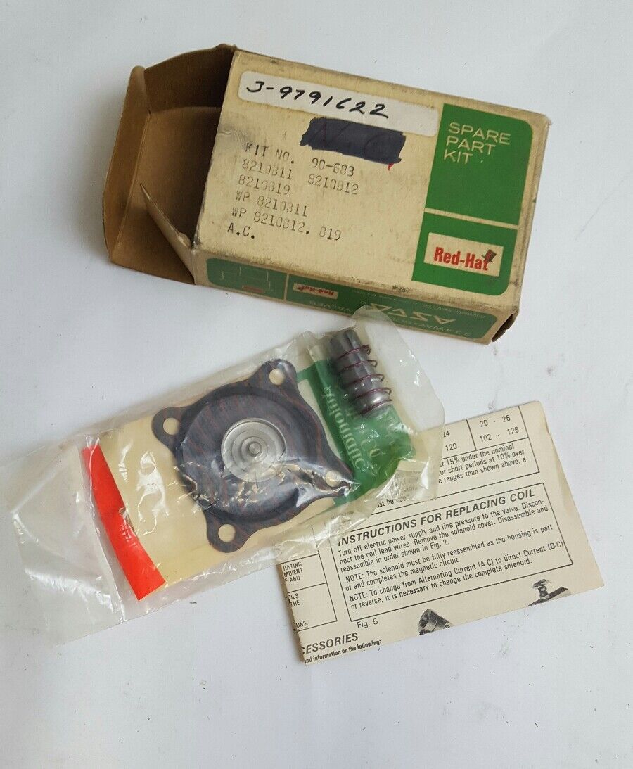 NIB Asco Spare Parts Kit 90-683 Bull. 8210-8211