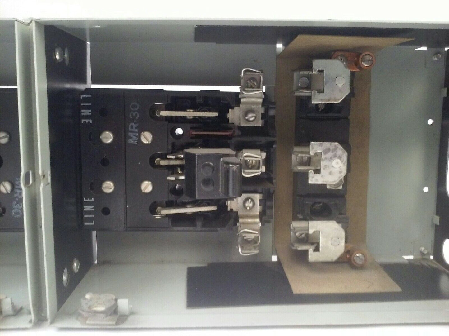 GE TYPE QMR QMR321L & QMR321R TWIN FUSIBLE INTERRUPTER SWITCH 30A W/ HARDWARE