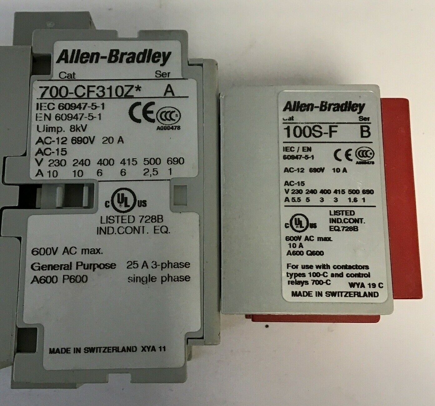 ALLEN BRADLEY 700S-CF440DJC GUARD MASTER CONTROL RELAY
