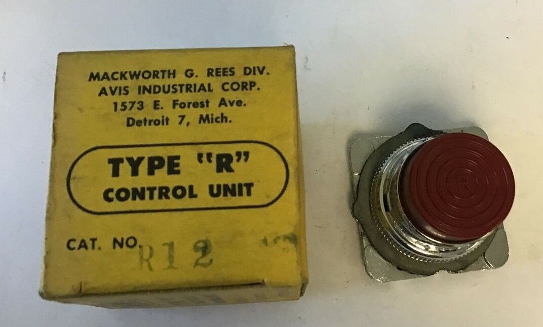 REES R12 PUSH BUTTON RED ****LOTOF2***