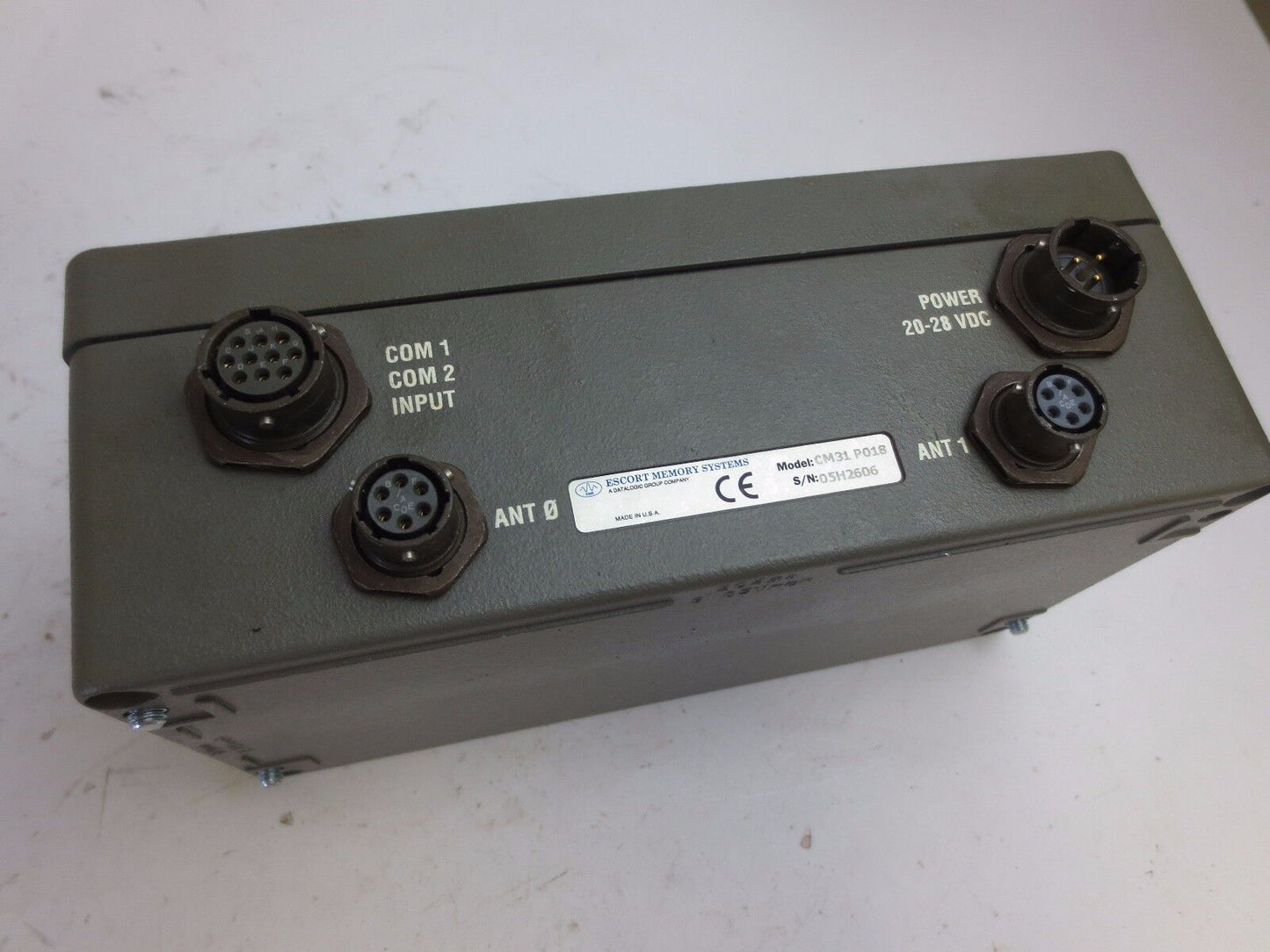 ESCORT MEMORY SYSTEMS CM31 P018 PROFIBUS MODULE - INTERFACE MODULE