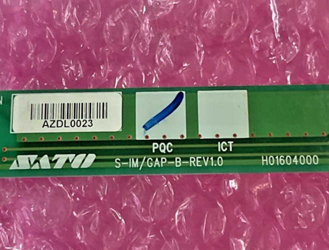 SATO S-IM/GAP-BPCB PRINTER BOARD S-IM/GAP-B-REV1.0 GAP SENSOR