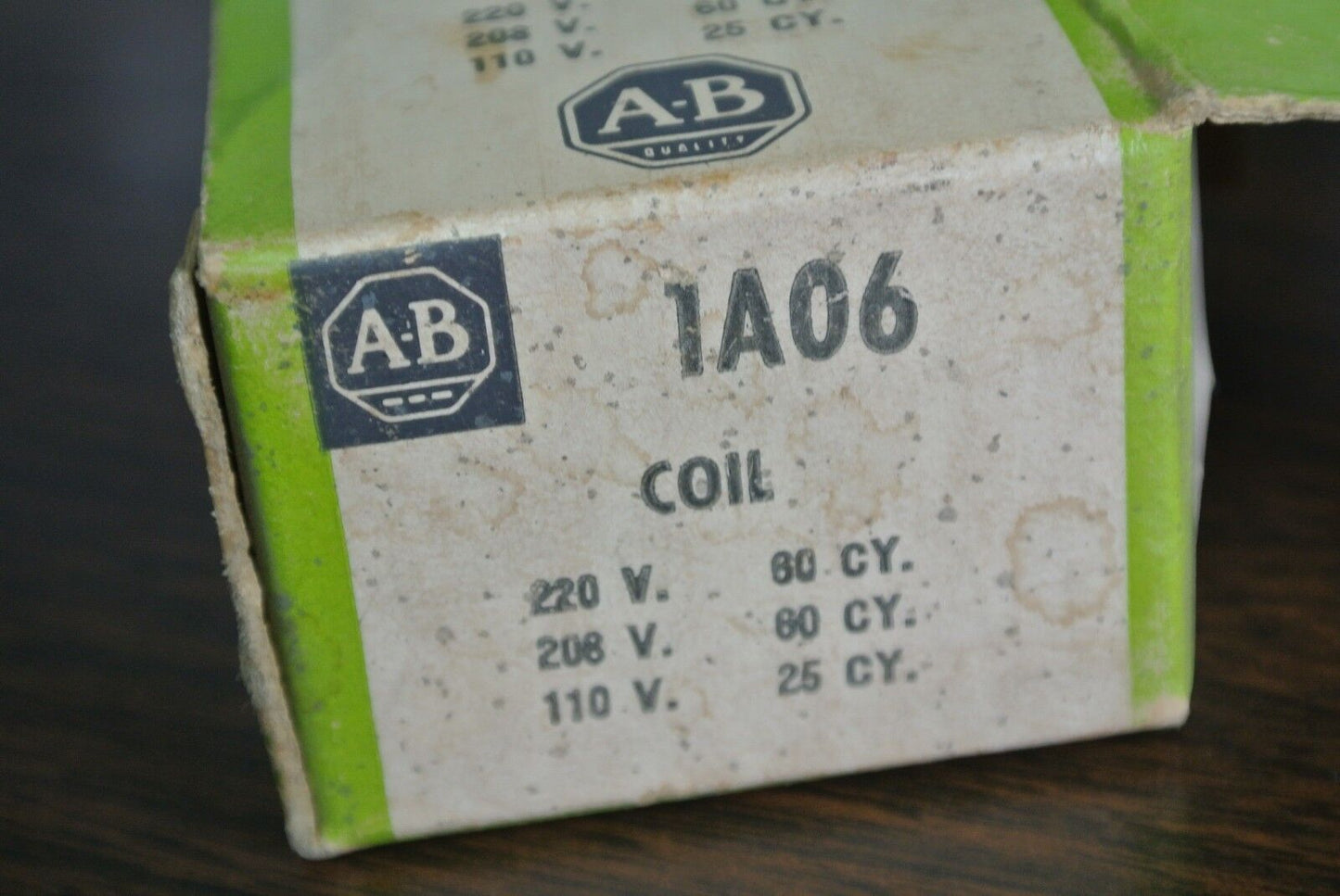 ALLEN-BRADLEY 1A06 - COIL - 110V / 25Hz, 208V / 60Hz, 220V / 60Hz - NEW SURPLUS