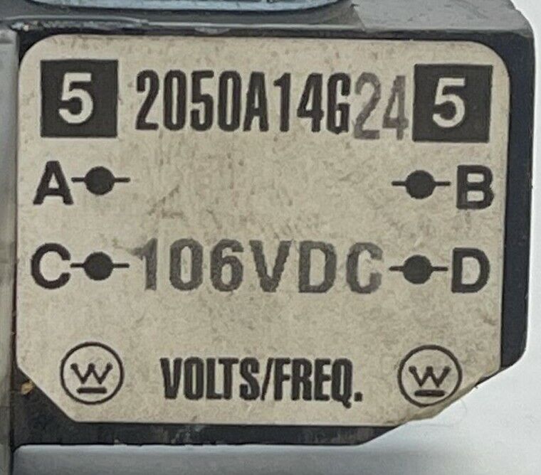 WESTINGHOUSE COIL 106VDC 2050A14G24
