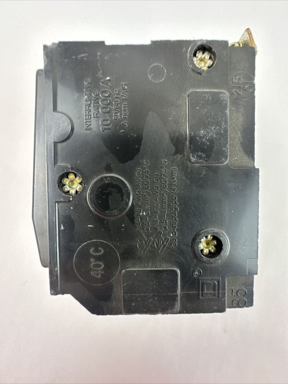SQUARE D QOB320 BOLT-ON CIRCUIT BREAKER 3POLE 20AMP 240VAC 10kA
