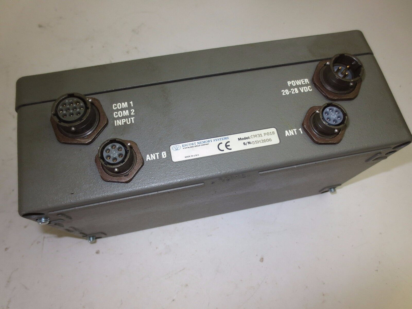 ESCORT MEMORY SYSTEMS CM31 P018 PROFIBUS MODULE - INTERFACE MODULE