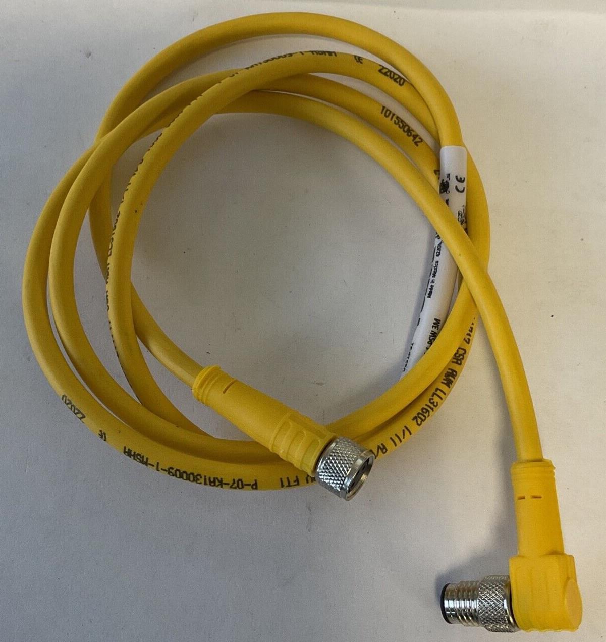TURCK PKG 3M-1-PSW 3M CORD CONNECTOR DOUBLE END 125V 4AMPS