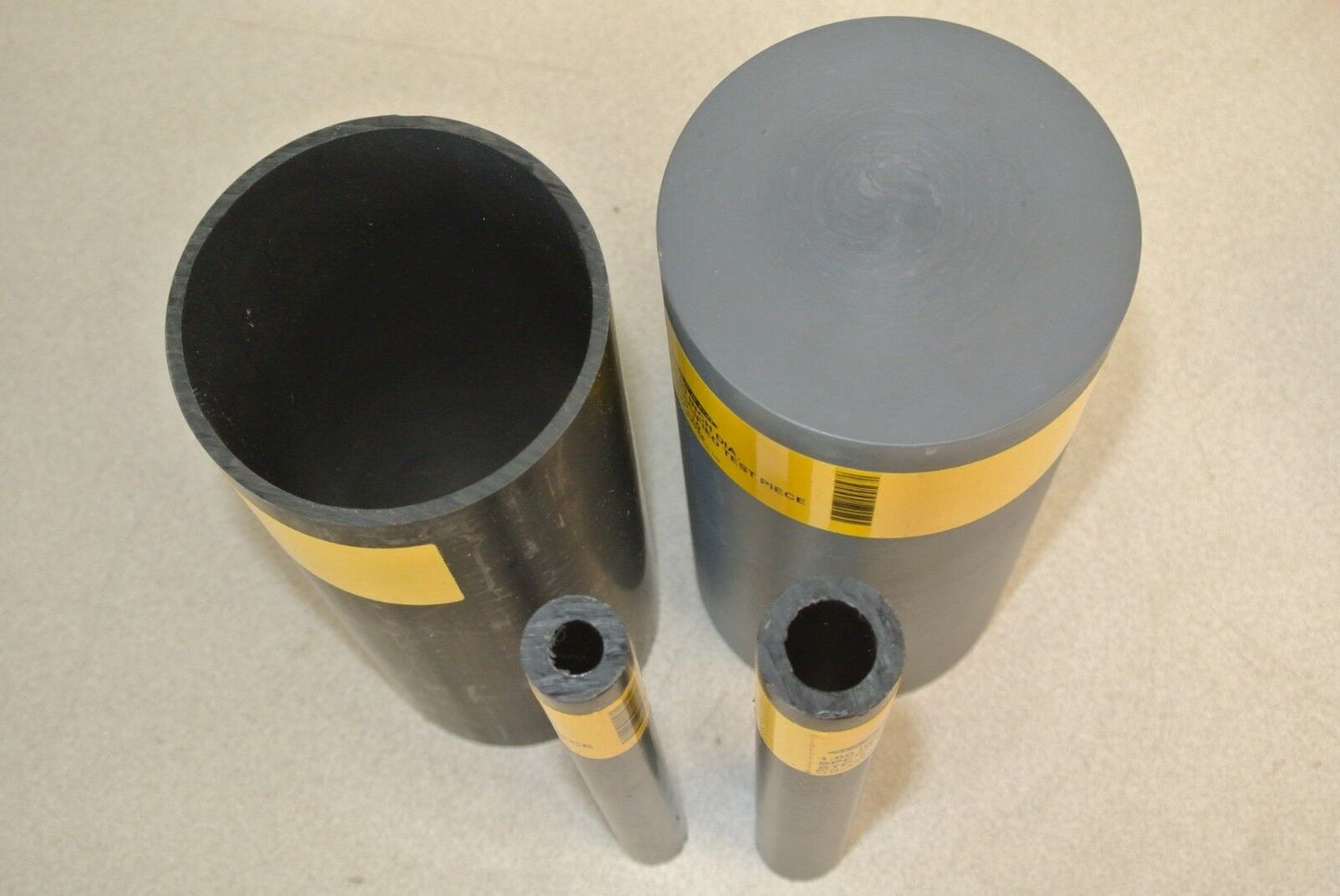 BANNER SPECIFIED TEST PIECES / LOT of 4 -- .75", 1.00", 3.25", 3.50" DIAMETERS