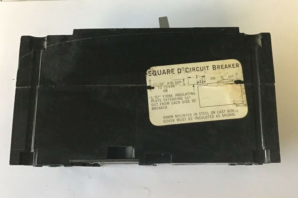 SQUARE D FHL 36070 CIRCUIT BREAKER 600VAC 70AMP