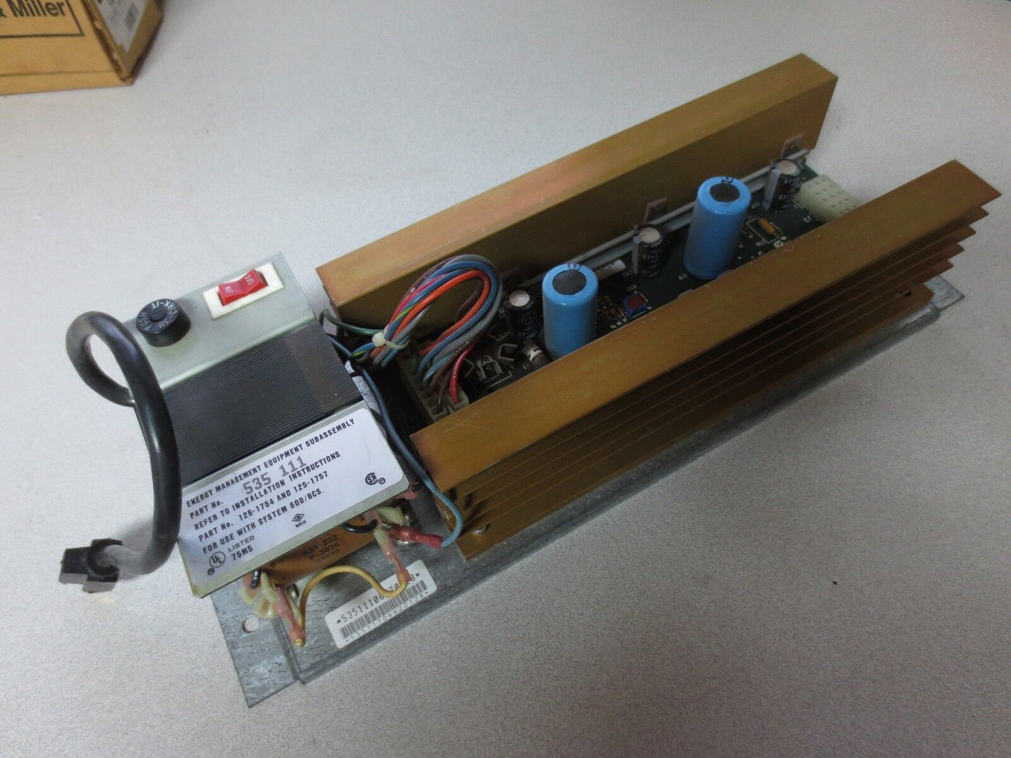 LANDIS & GYR 535 111 ENERGY MANAGEMENT EQUIPMENT SUBASSEMBLY - POWER SUPPLY